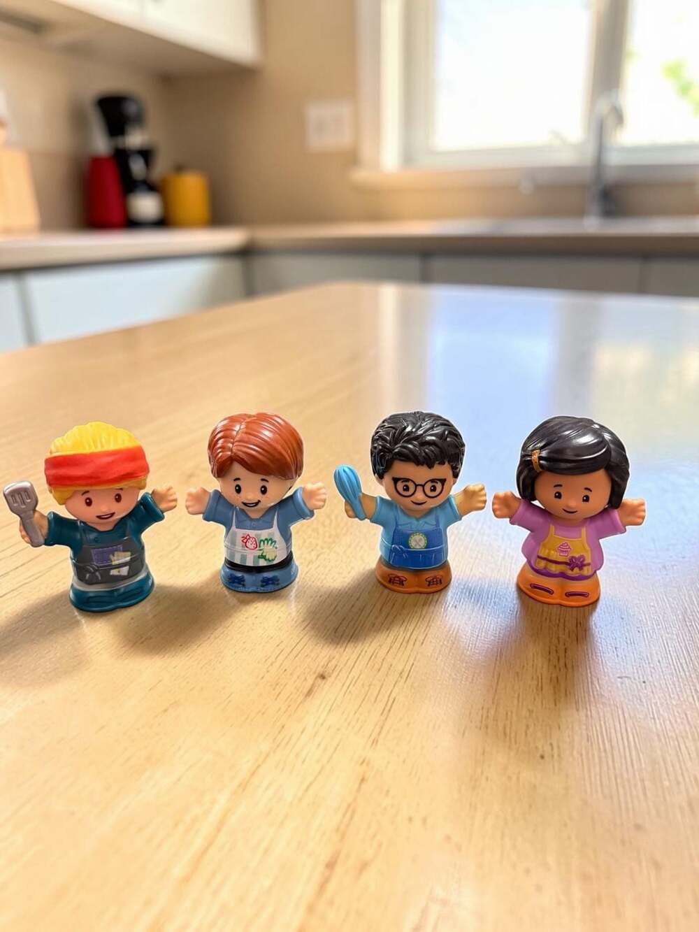 Fisher-Price Little People Baker Figure Set (4-Piece Bundle)